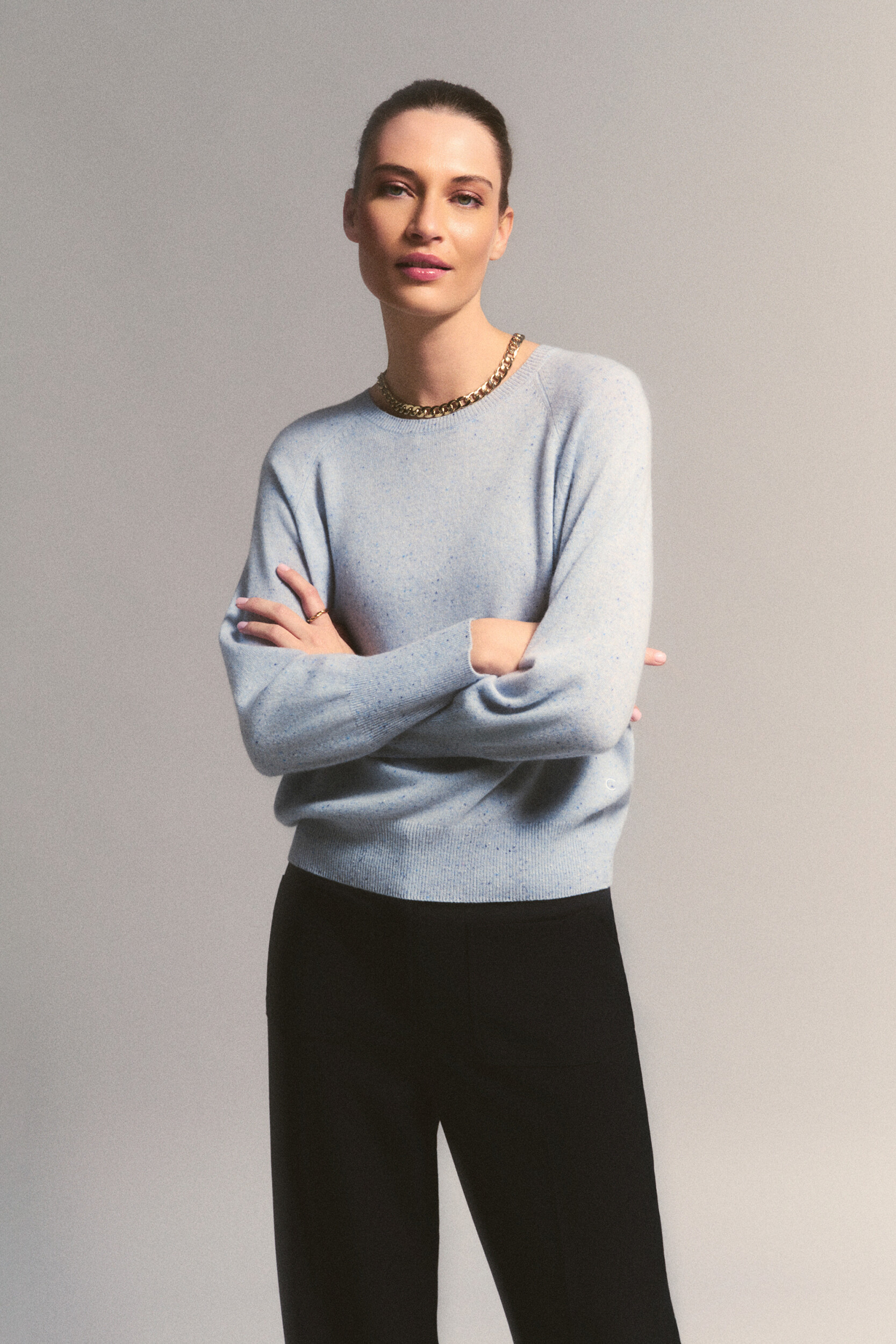 Pull droit col rond cachemire MLOTTIE, CAROLL