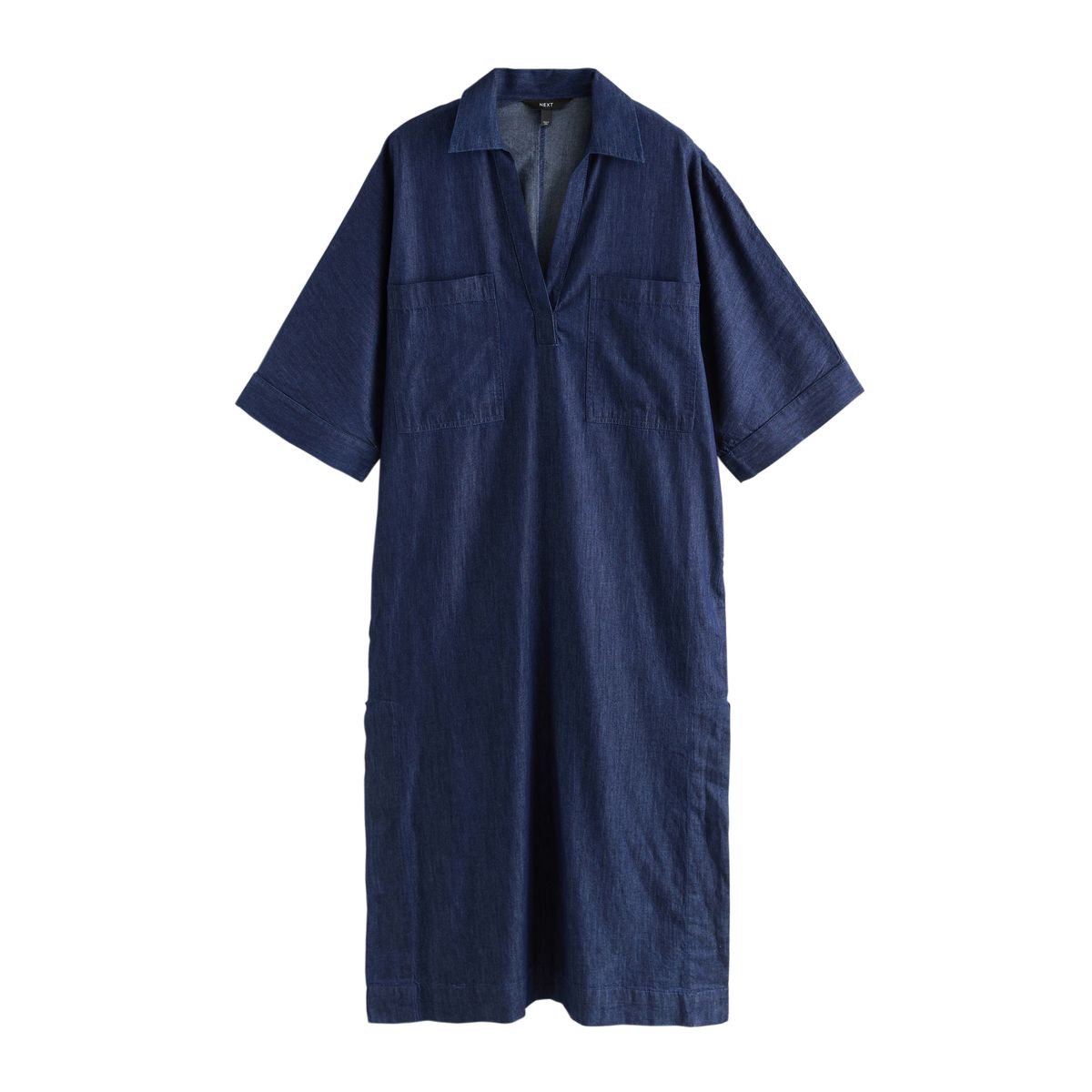 Robe mi-longue en jean style caftan, NEXT