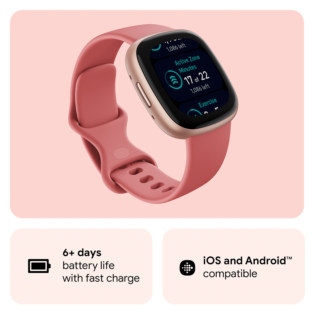 Fitbit shop versa rosa