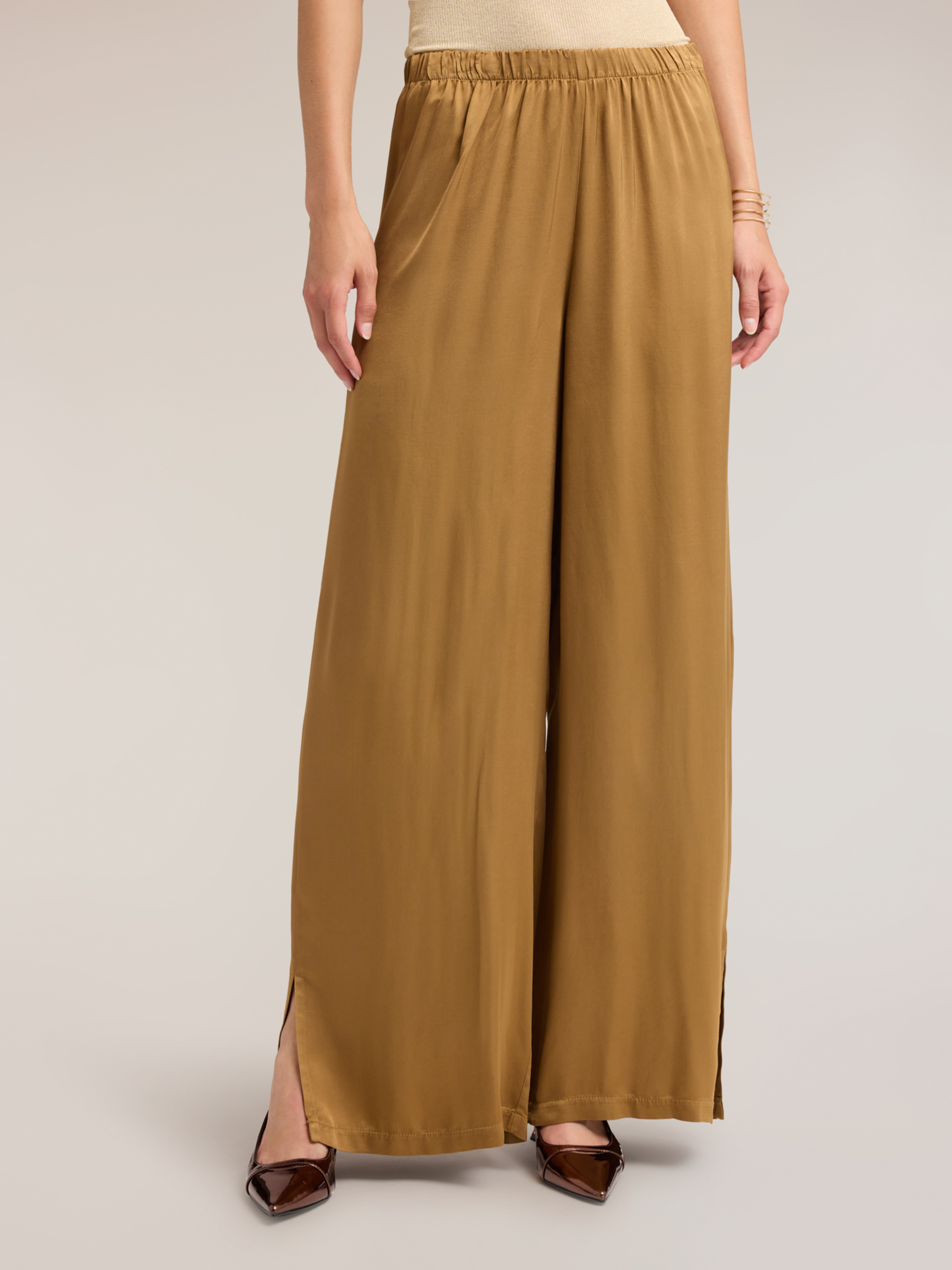 Pantalon palazzo en viscose, MOTIVI