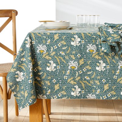 Watson Floral 100% Washed Cotton Tablecloth LA REDOUTE INTERIEURS