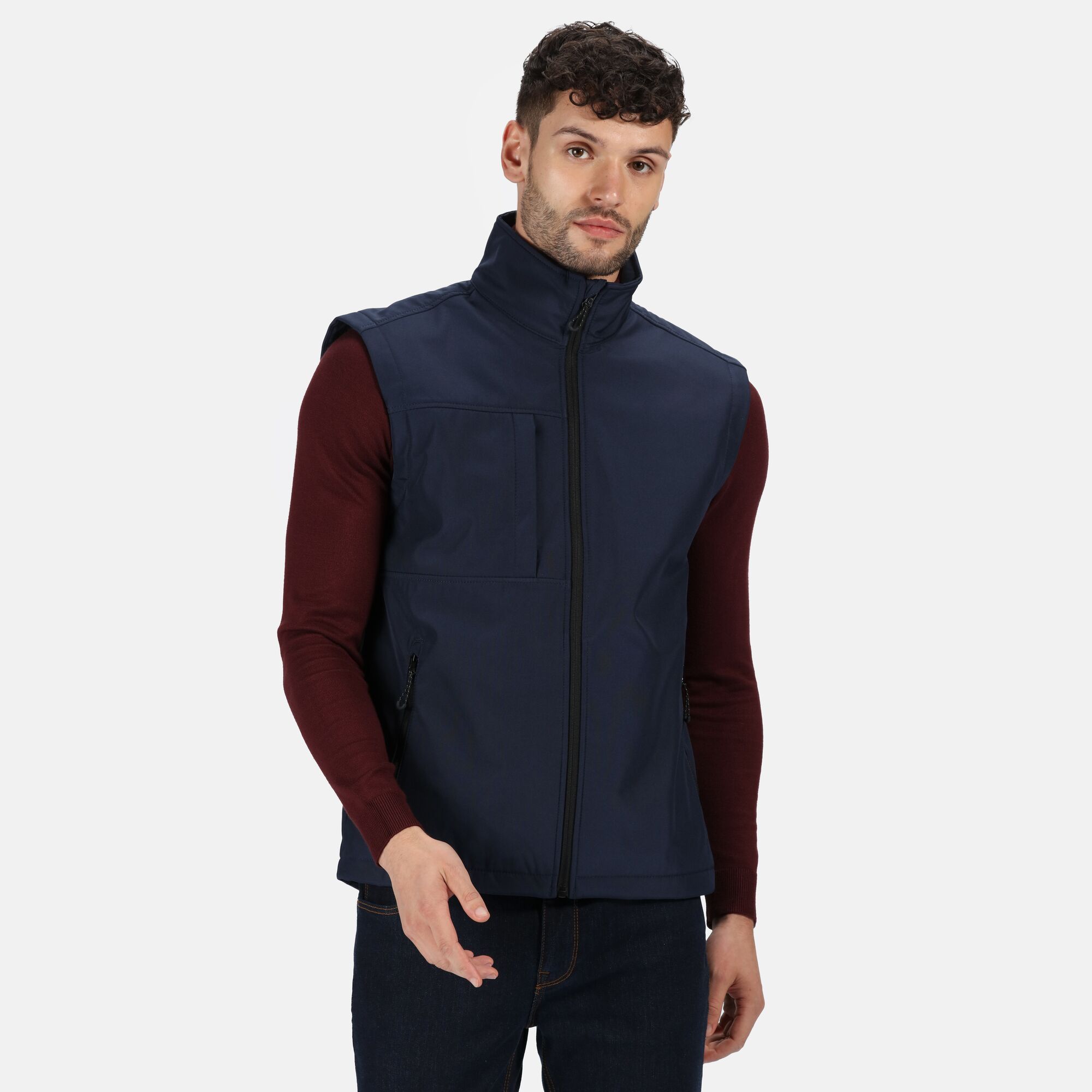 Gilet Softshell Homme - Imperméable, Coupe-vent, 7 Poches, Pour Randonnée, Golf, Outdoor - 9