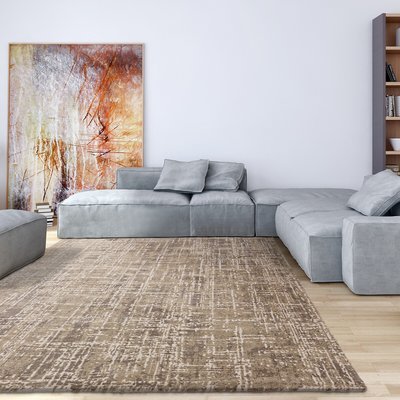 Distressed Abstract Rug SO'HOME