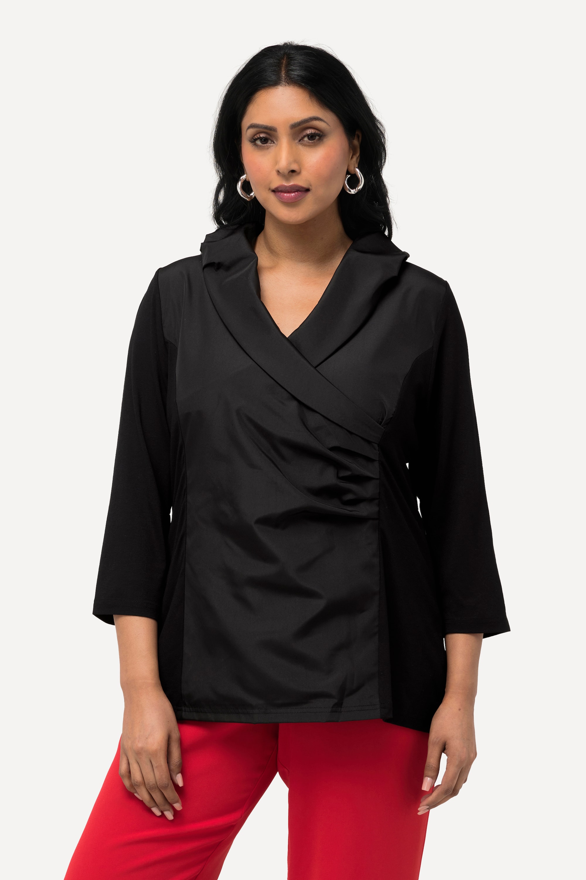 Blouse collection Classic. Encolure V et, ULLA POPKEN