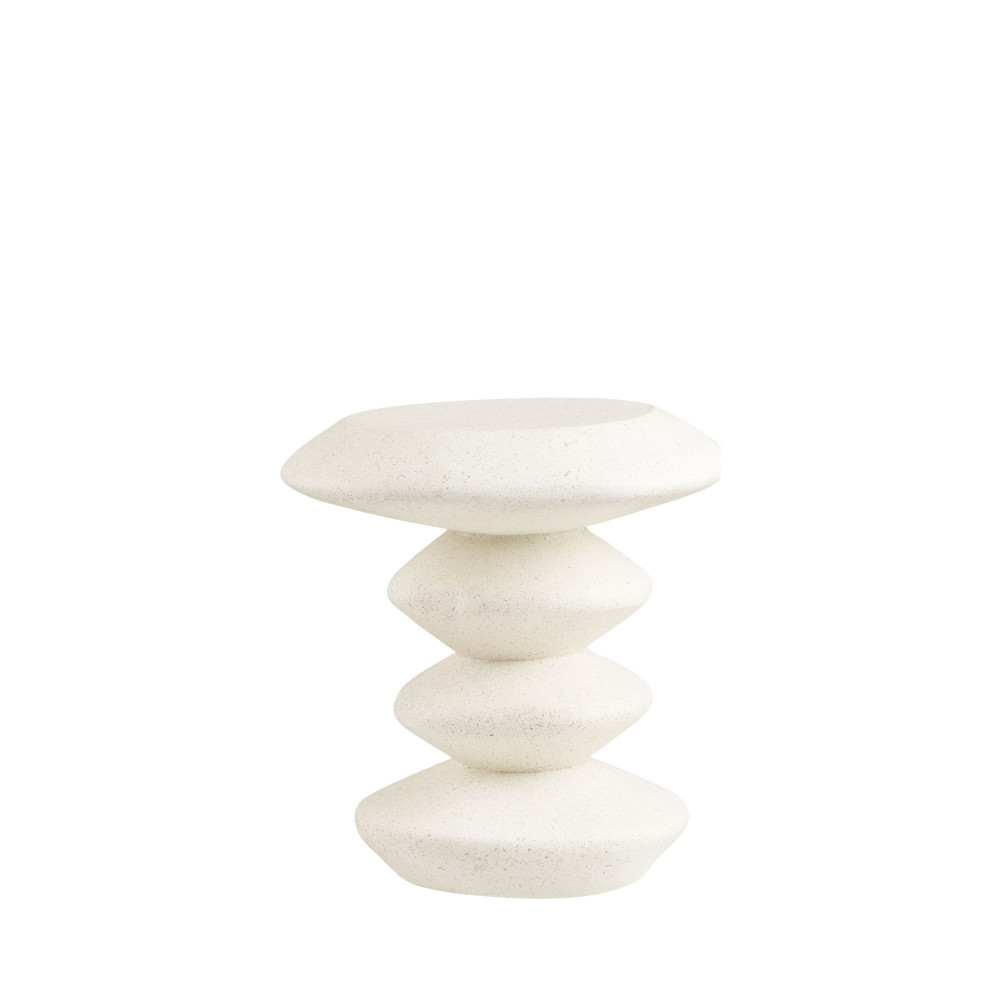 Table d'appoint ronde en fibre d'argile 36cm- BLACKBURN, HOUSE NORDIC