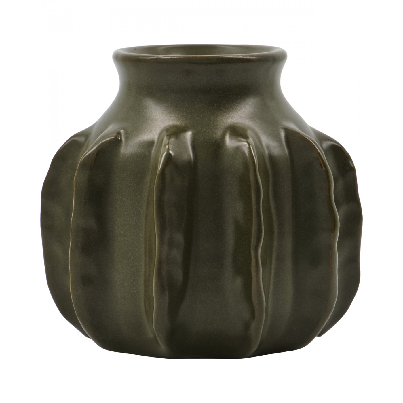 Vase en grès Cactus h 10 cm, HOUSE DOCTOR