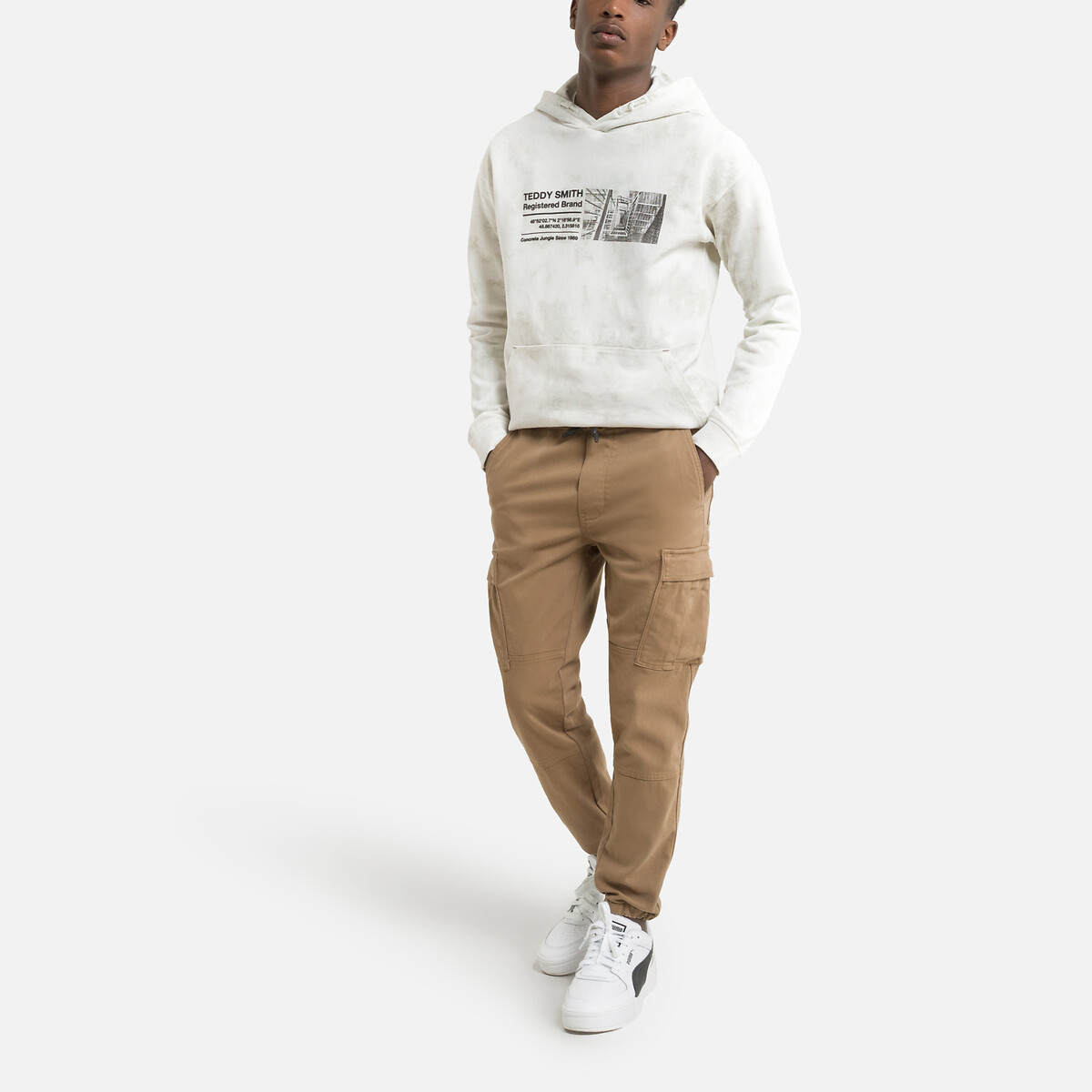 cargo beige trousers