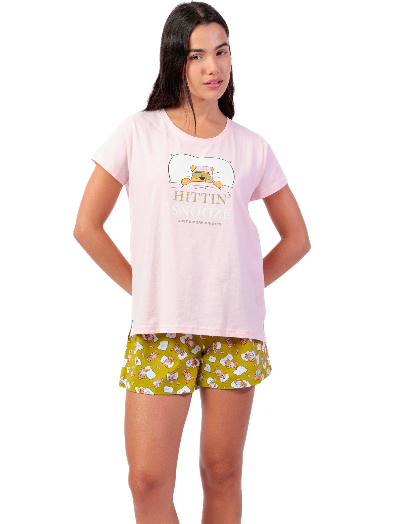 Pyjama short t-shirt Winnie Sleep Disney, ADMAS