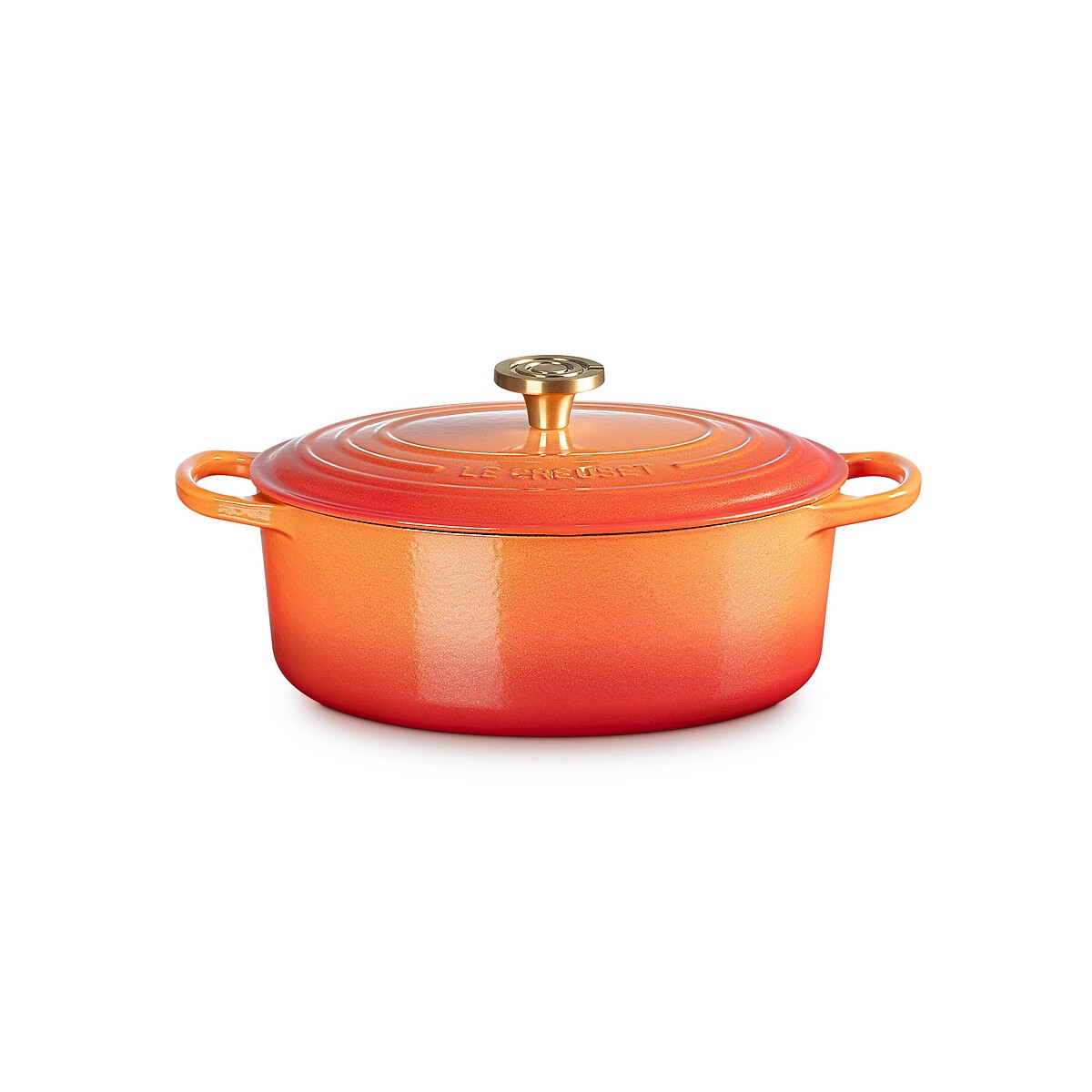 Cocotte ovale Édition Flamme Dorée, LE CREUSET