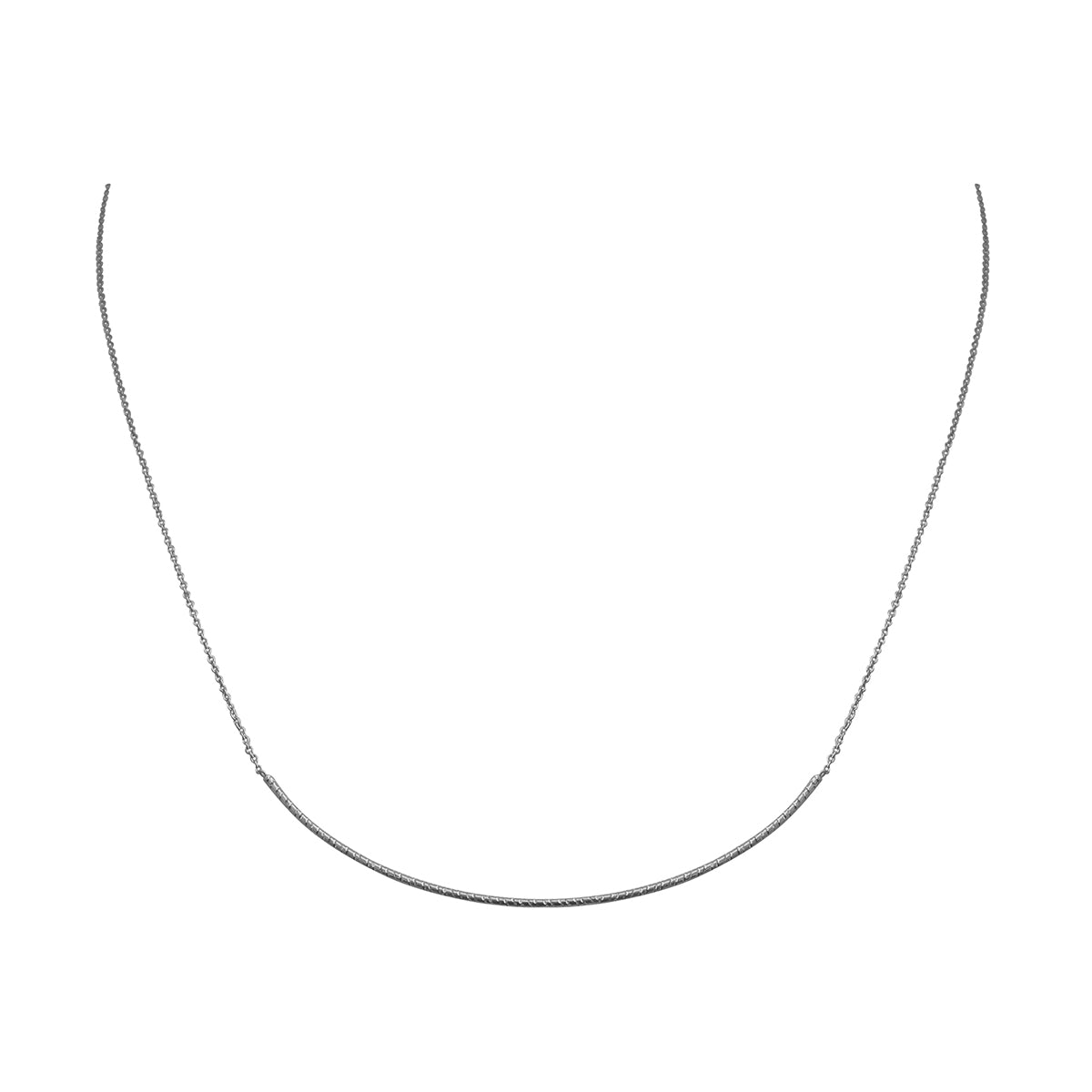 Collier argent - disco, CAROLINE NAJMAN