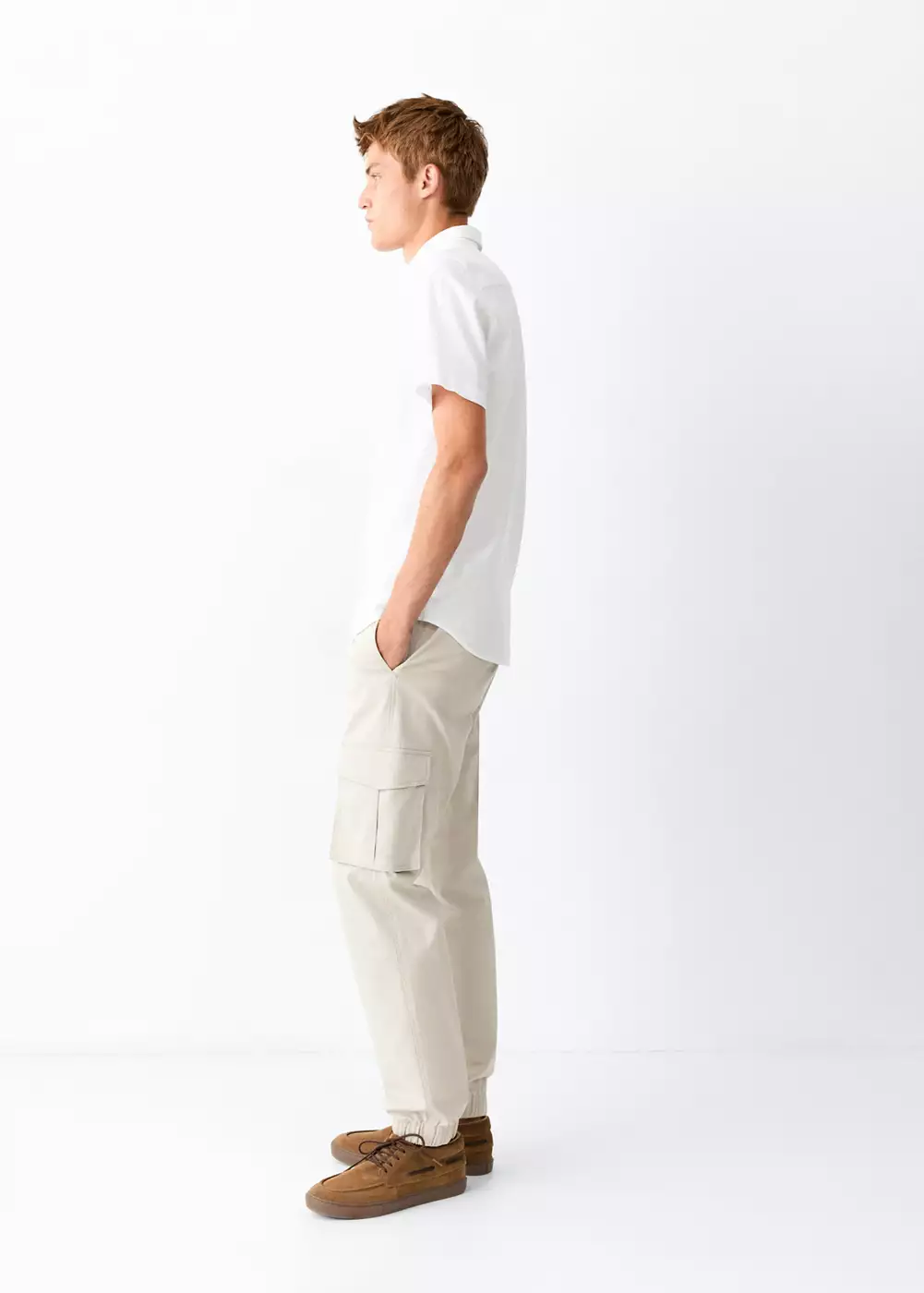Pantalon jogger cargo, MANGO TEEN