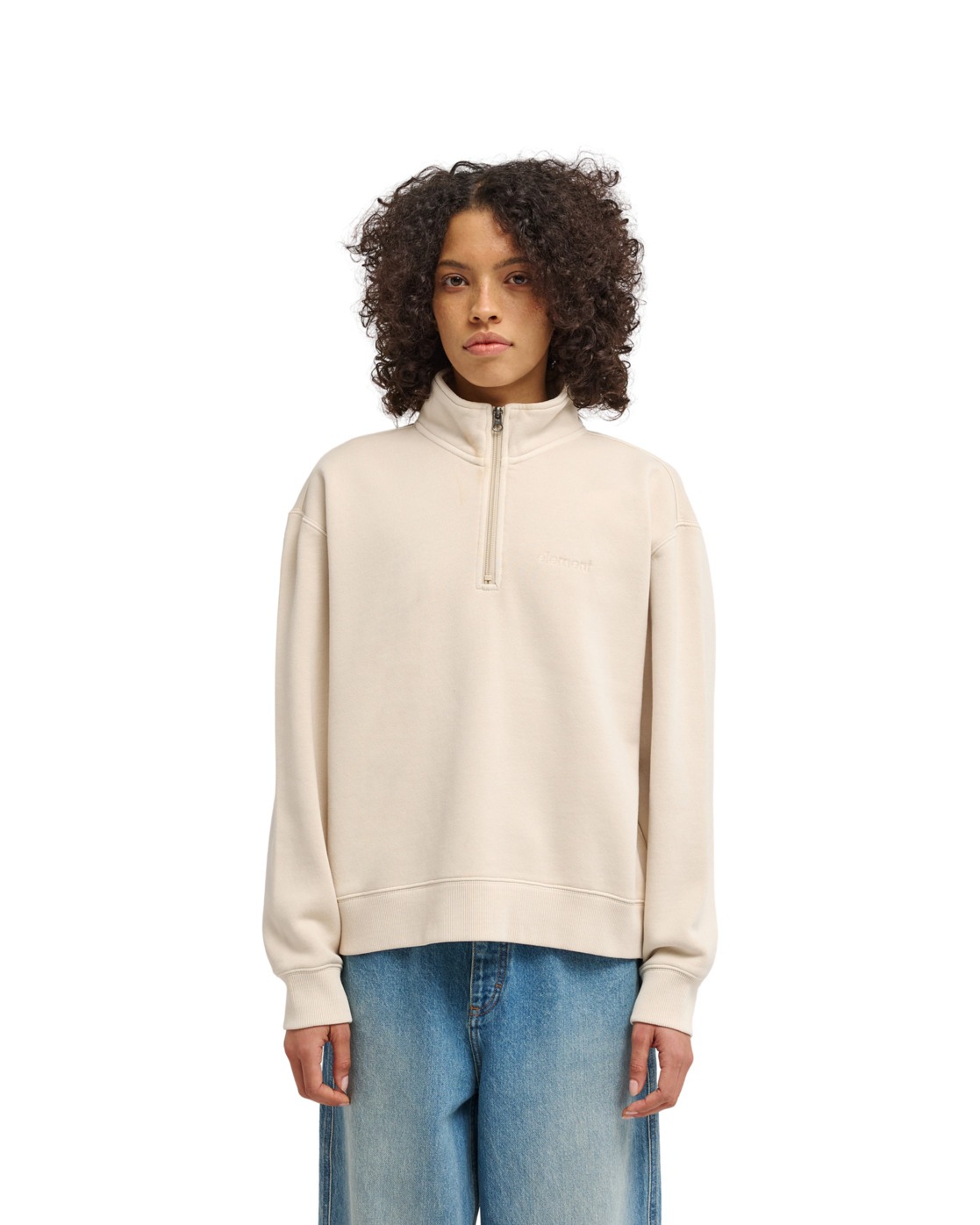 Sweat à 1/2 fermeture éclair LOWCASE PIGMENT, ELEMENT