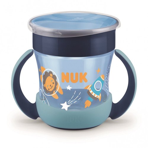 Coffret 2 tasses d'apprentissage mini magic cup jour&nuit turquoise/bleu  bleu Nuk