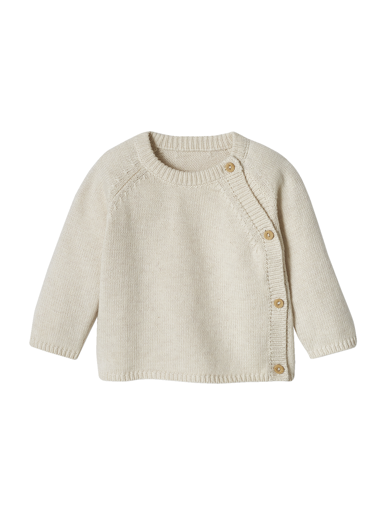Pull bébé en tricot ouverture devant COTTAGE, VERTBAUDET