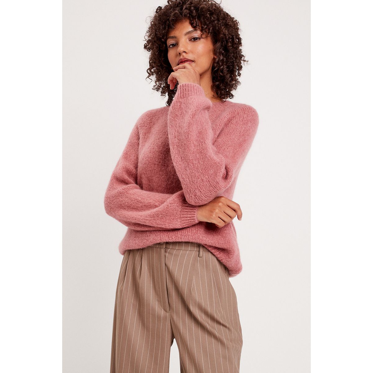 Pull manchse longues rose Cache Cache | La Redoute