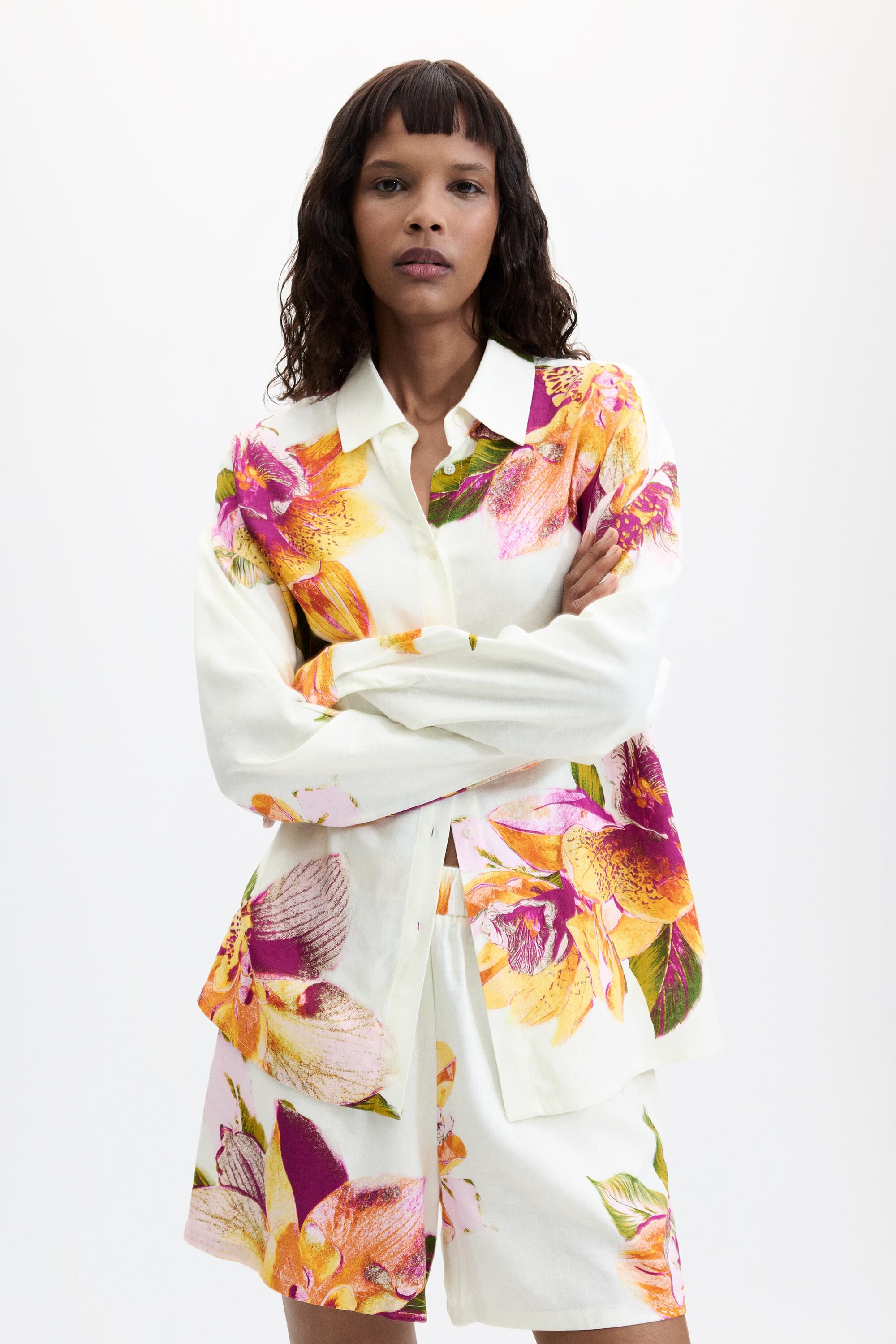 Chemise imprimée à fleurs, DESIGUAL