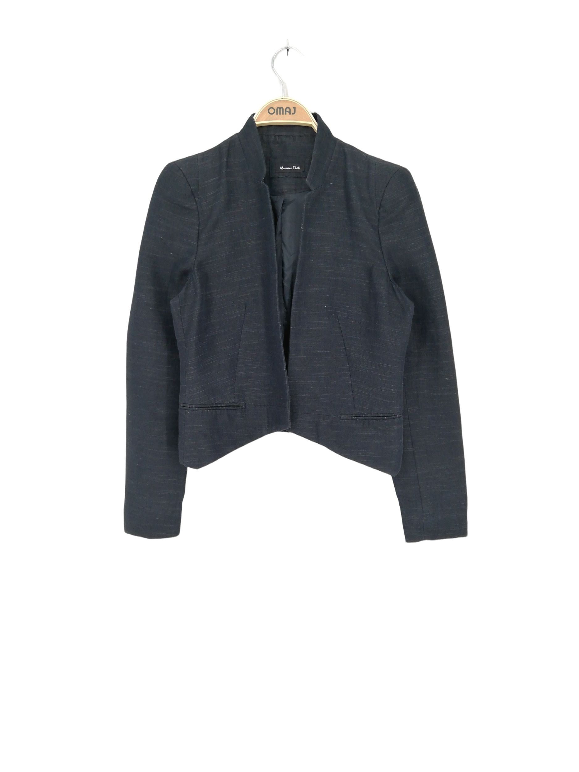 Veste De Tweed Caldene 100% Laine - Taille 38 (14) - Vert Foncé - Très Bon état