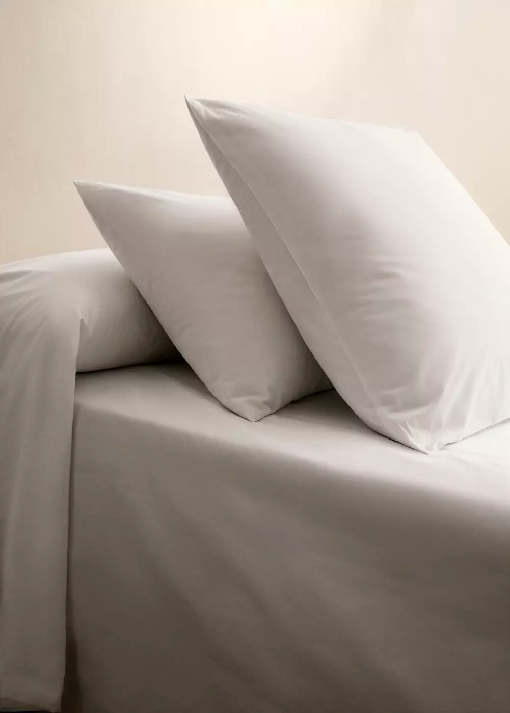 Deux taies d’oreiller percale de coton 50x75 cm, MANGO HOME