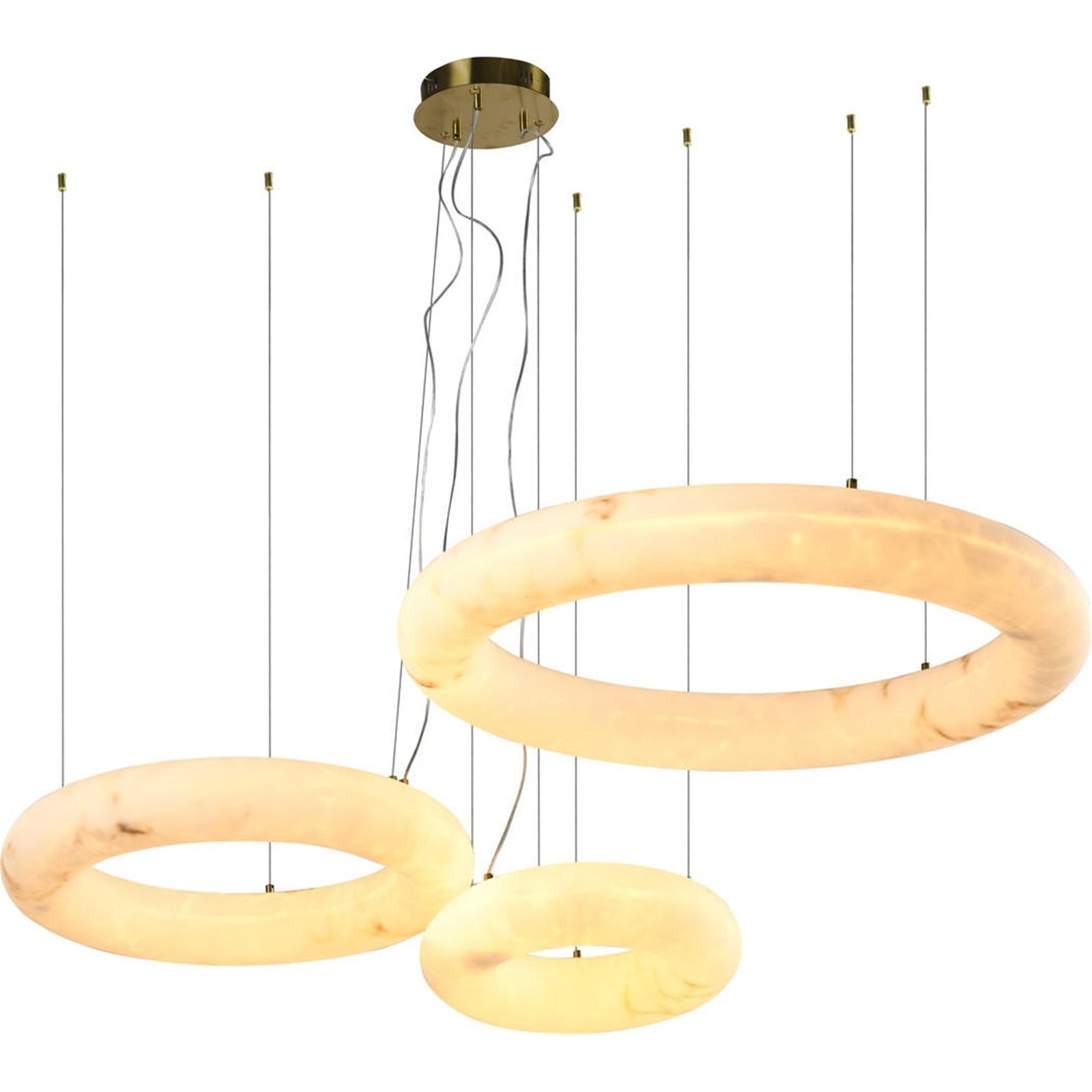 Suspension en fer, Trois anneaux, RECOLLECTION