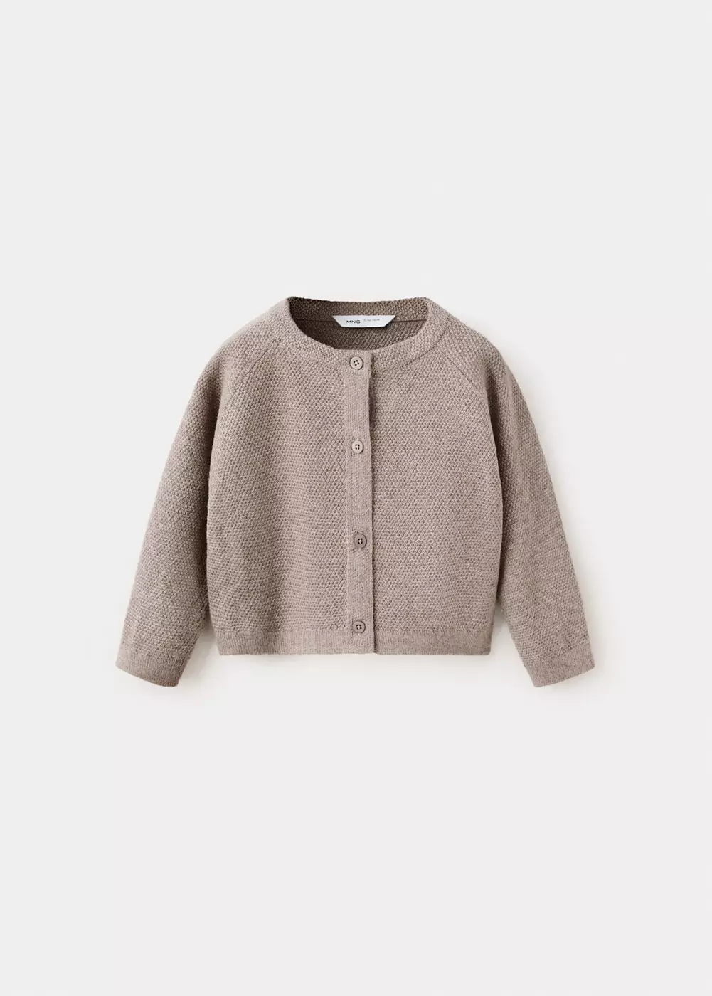 Cardigan maille manches longues, MANGO BABY