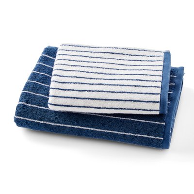 Set of 2 Mirani 100% Cotton Towels LA REDOUTE INTERIEURS