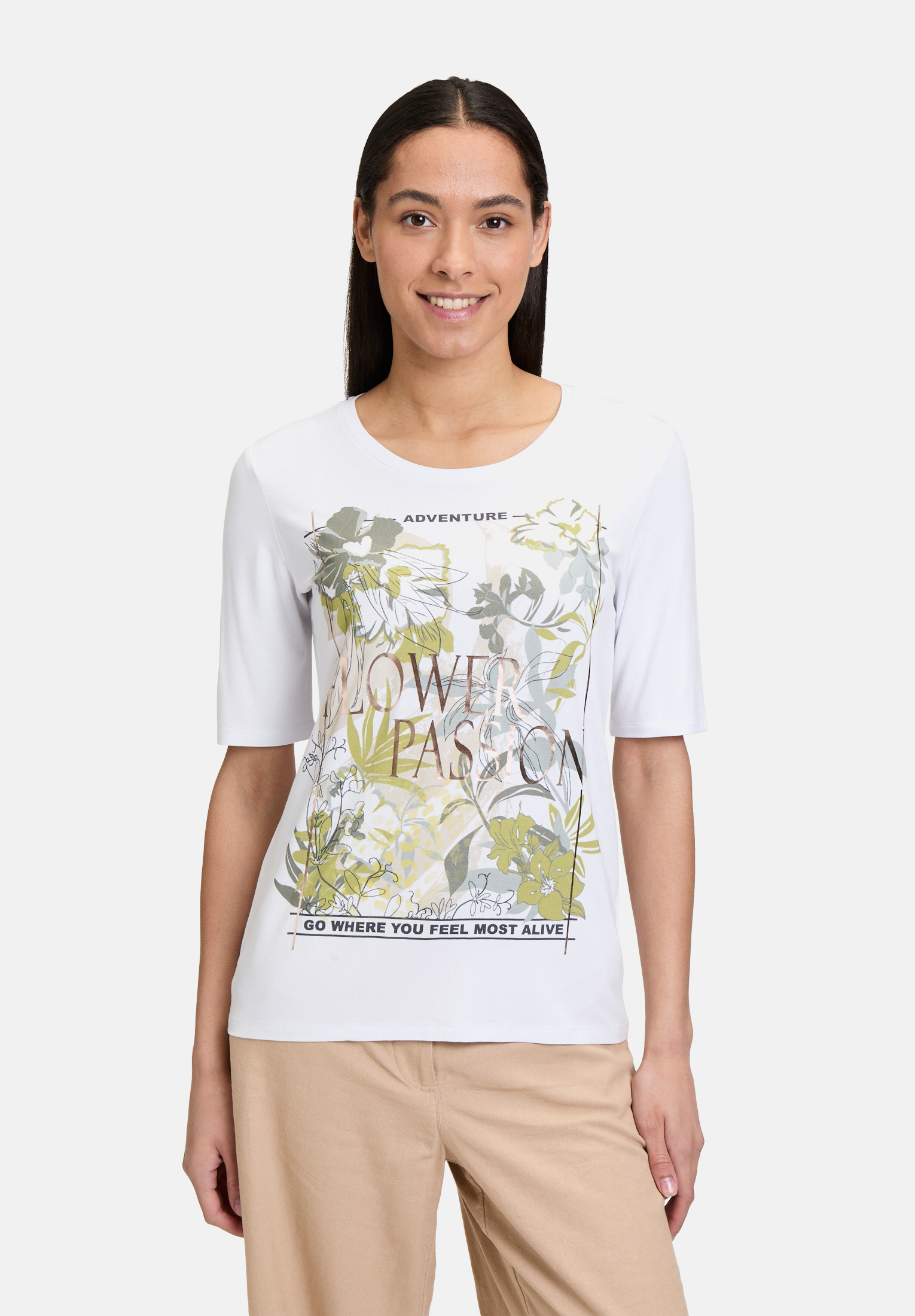 T-shirt basique à encolure ronde, BETTY BARCLAY
