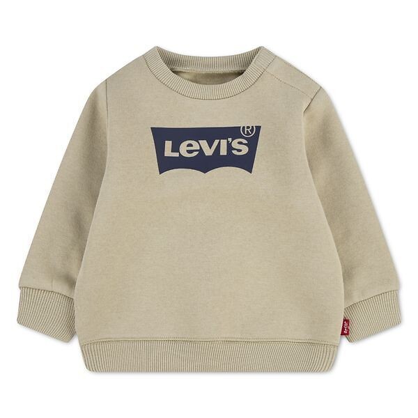 Crew Neck Fleece Sweatshirt with Front Logo, LEVI'S KIDS