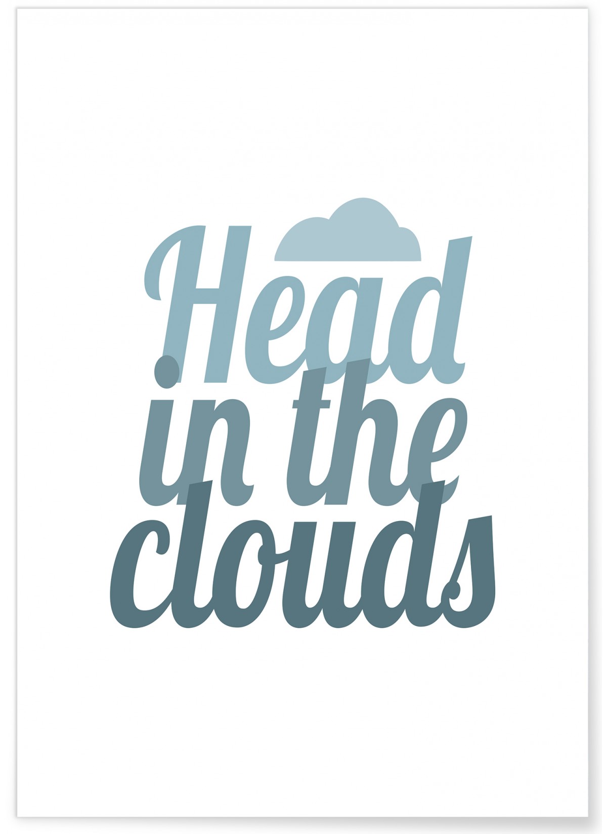 Affiche Head in the clouds, L'AFFICHERIE