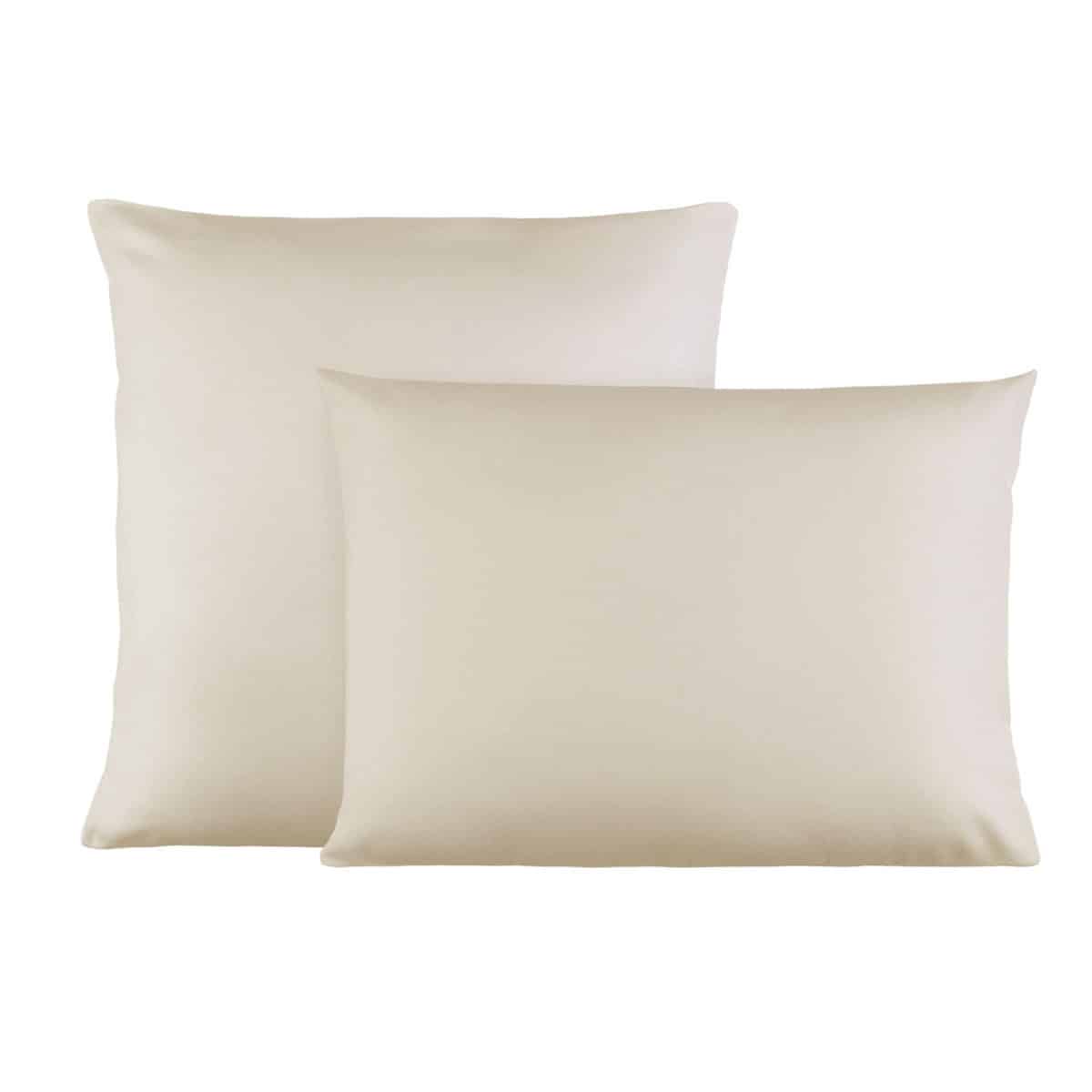 Lot de 2 taies d'oreillers coton jersey DOUCEUR, LINANDELLE