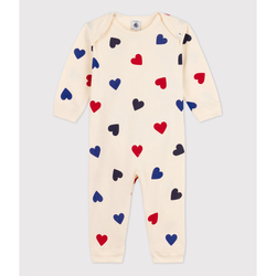 Pijama sin pies de corazones