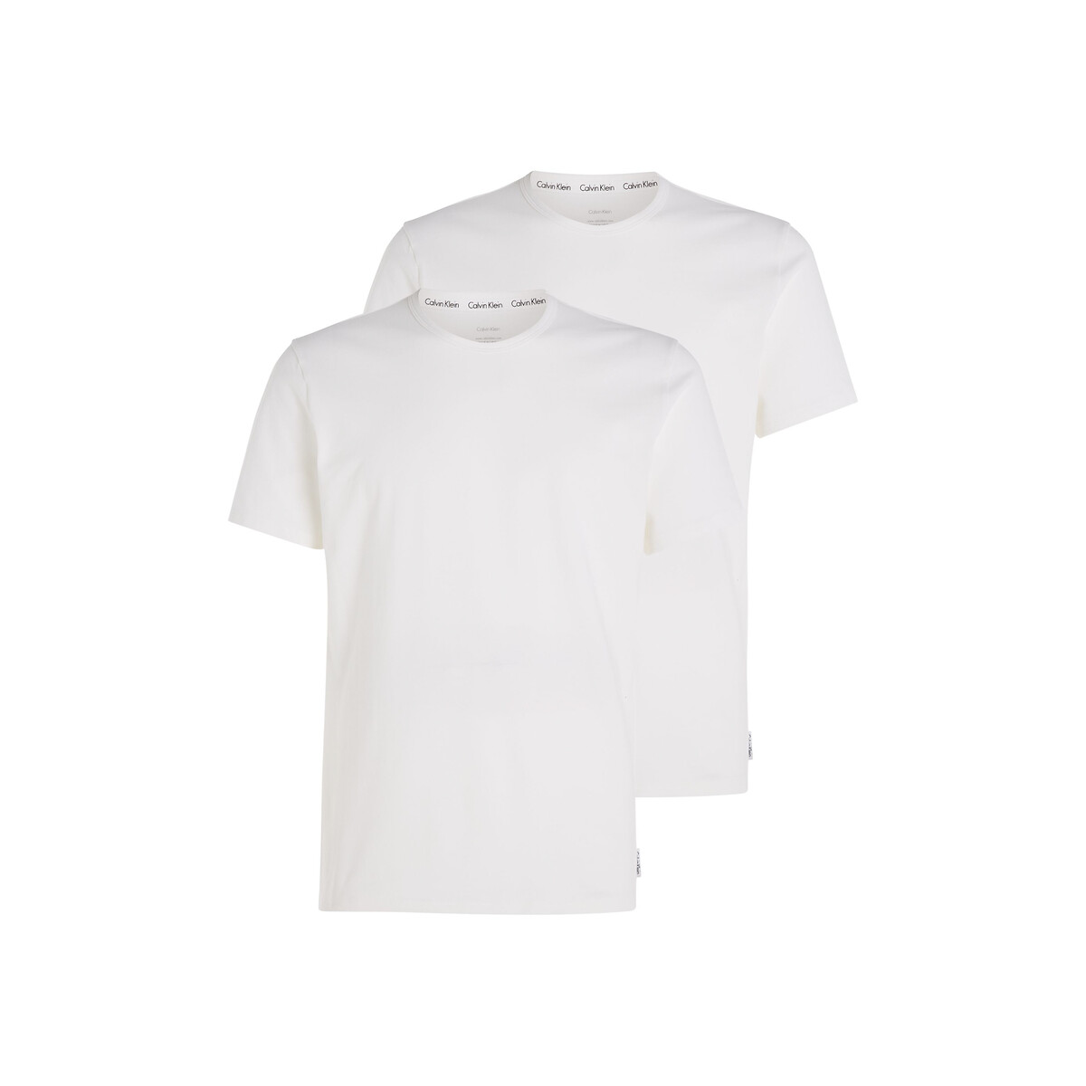 Image of Pack of 2 T-Shirts in Cotton with Crew Neck