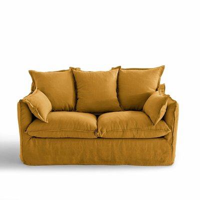 Funda de sofá de lino arrugado ODNA LA REDOUTE INTERIEURS