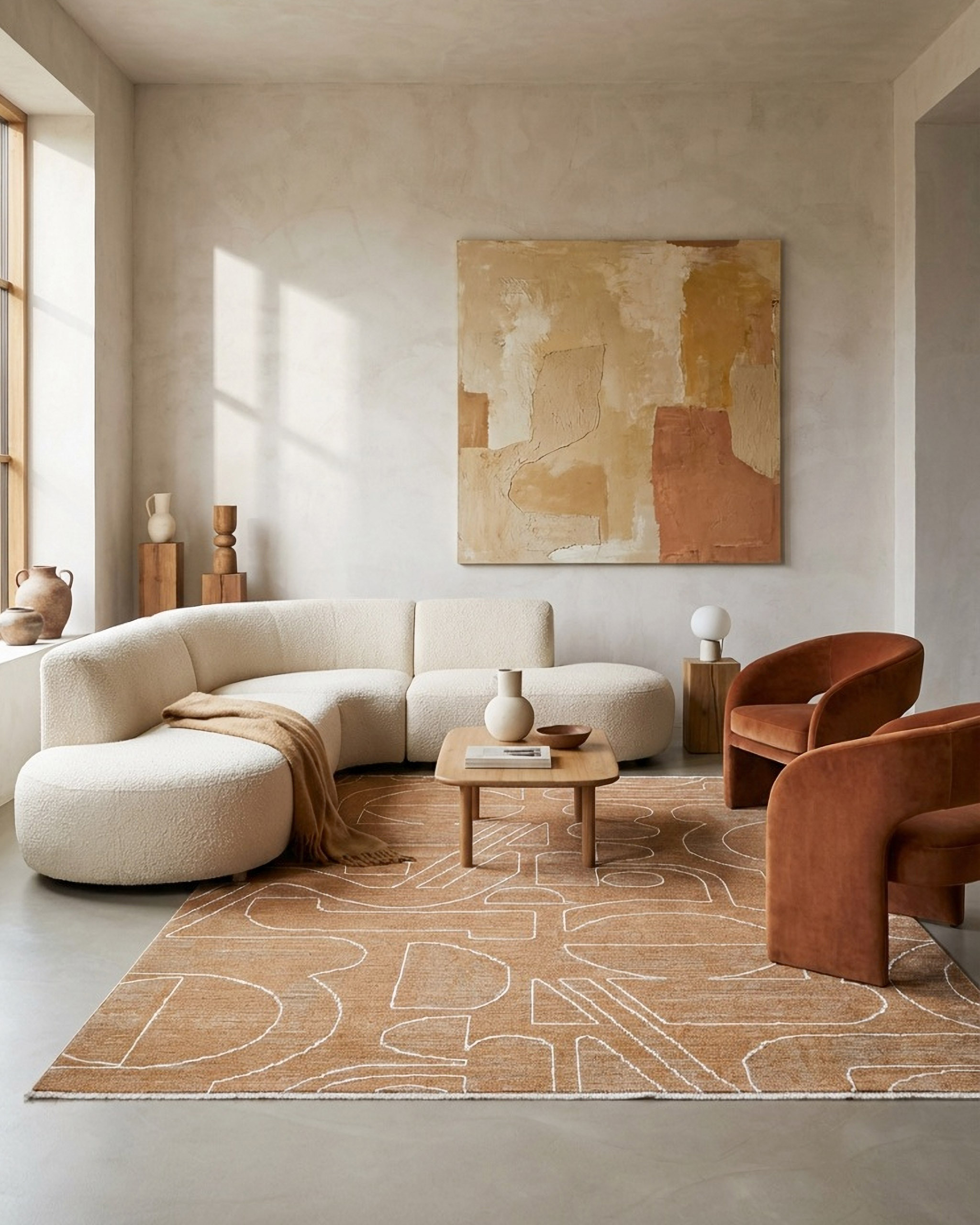 WECONhome Beatle-B par Esprit, tissé machine, tapis poils courts, motif graphique avec effet relief, certifié OEKO-TEX® , Beatle-B, ESPRIT