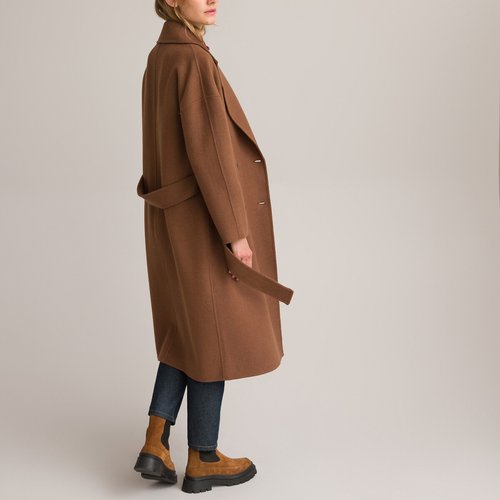 Halcyon Coat Camel Women's Wool Coats Saint Sofia® UK, 44% OFF