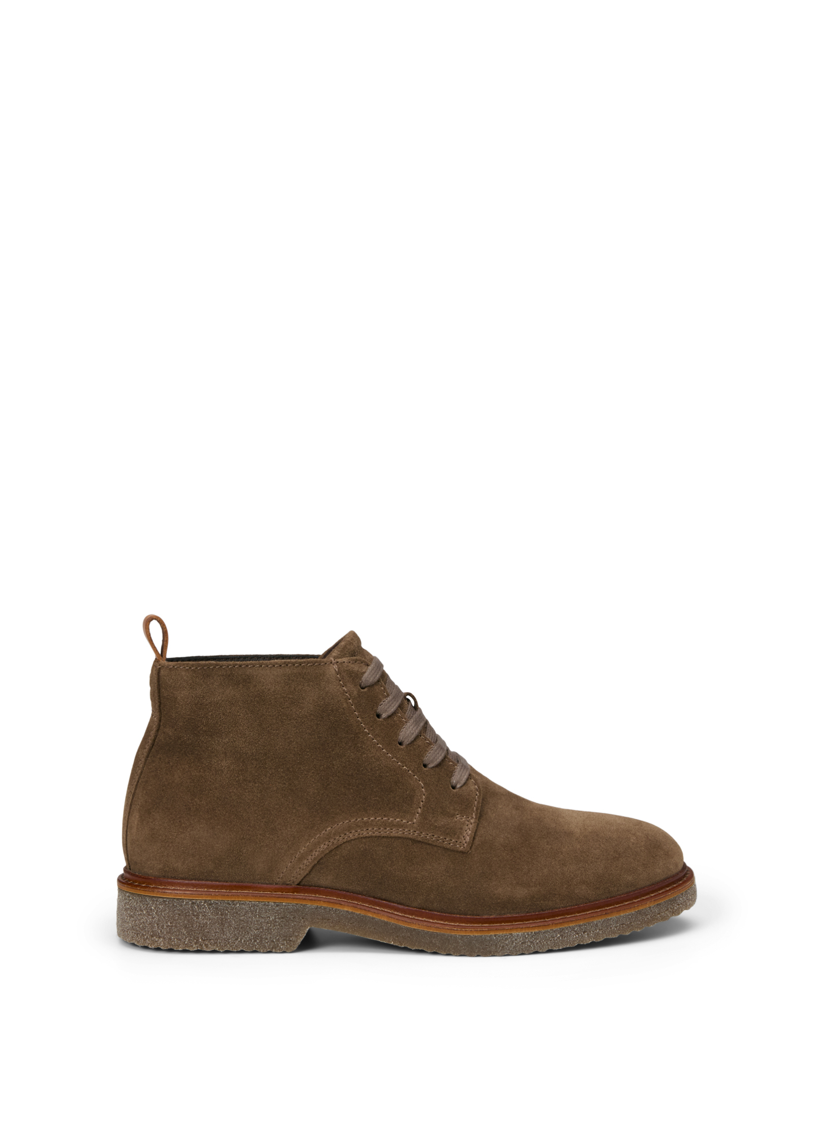 Bottes à lacets, modèle Linus en cuir velours huilé, MARC O'POLO