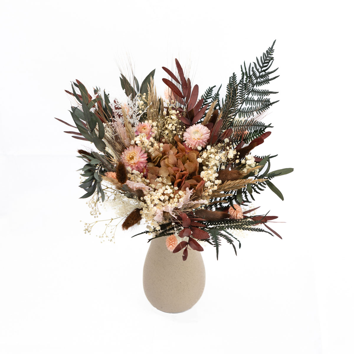 Bouquet de fleurs séchées M MANON, RECONCILIATION VEGETALE