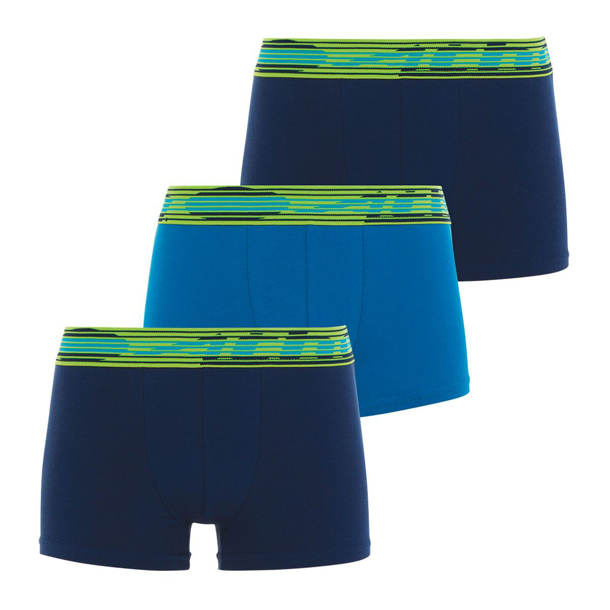 Image of Pack of 3 Cotton Boxers, 6-16 Years
