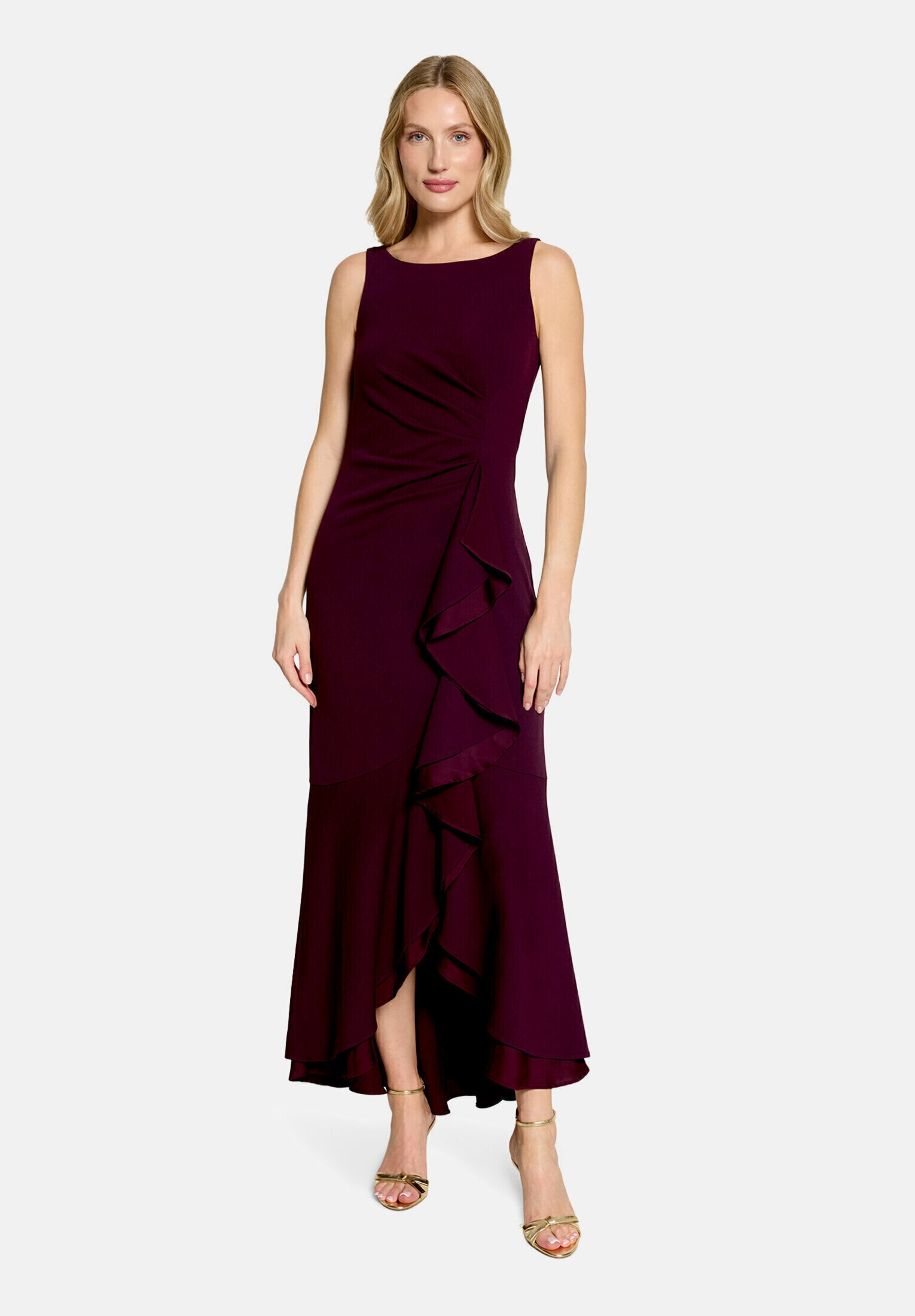 Robe de soirée à volant, VERA MONT