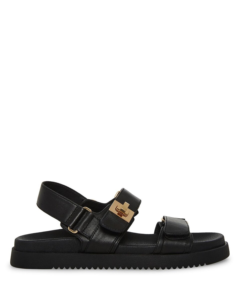 Steve Madden Sandalias planas de piel Mona
