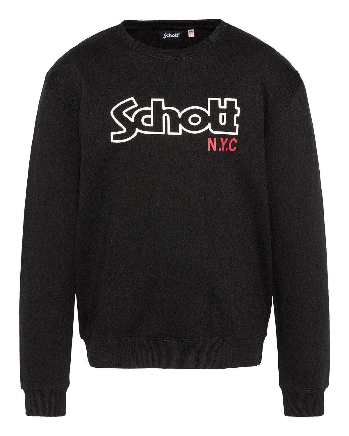 Sweatshirt col rond, SCHOTT