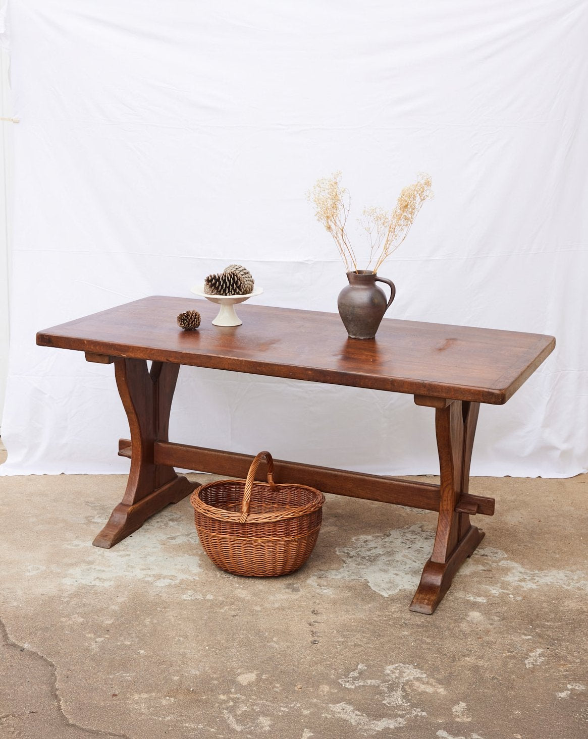 Table à manger en ébène massif Romy N°1448 - Bon état, DEBONGOUT