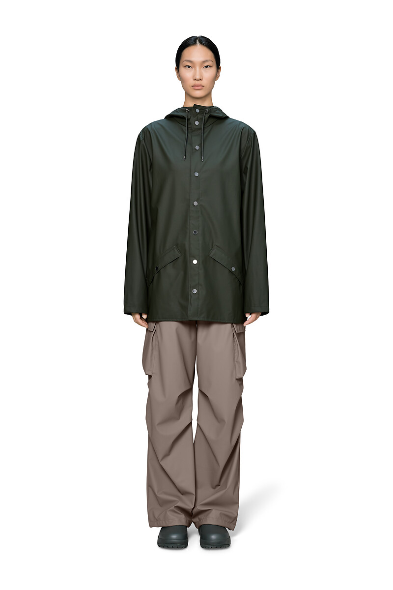 Veste imperméable à capuche, unisexe, JACKET, RAINS