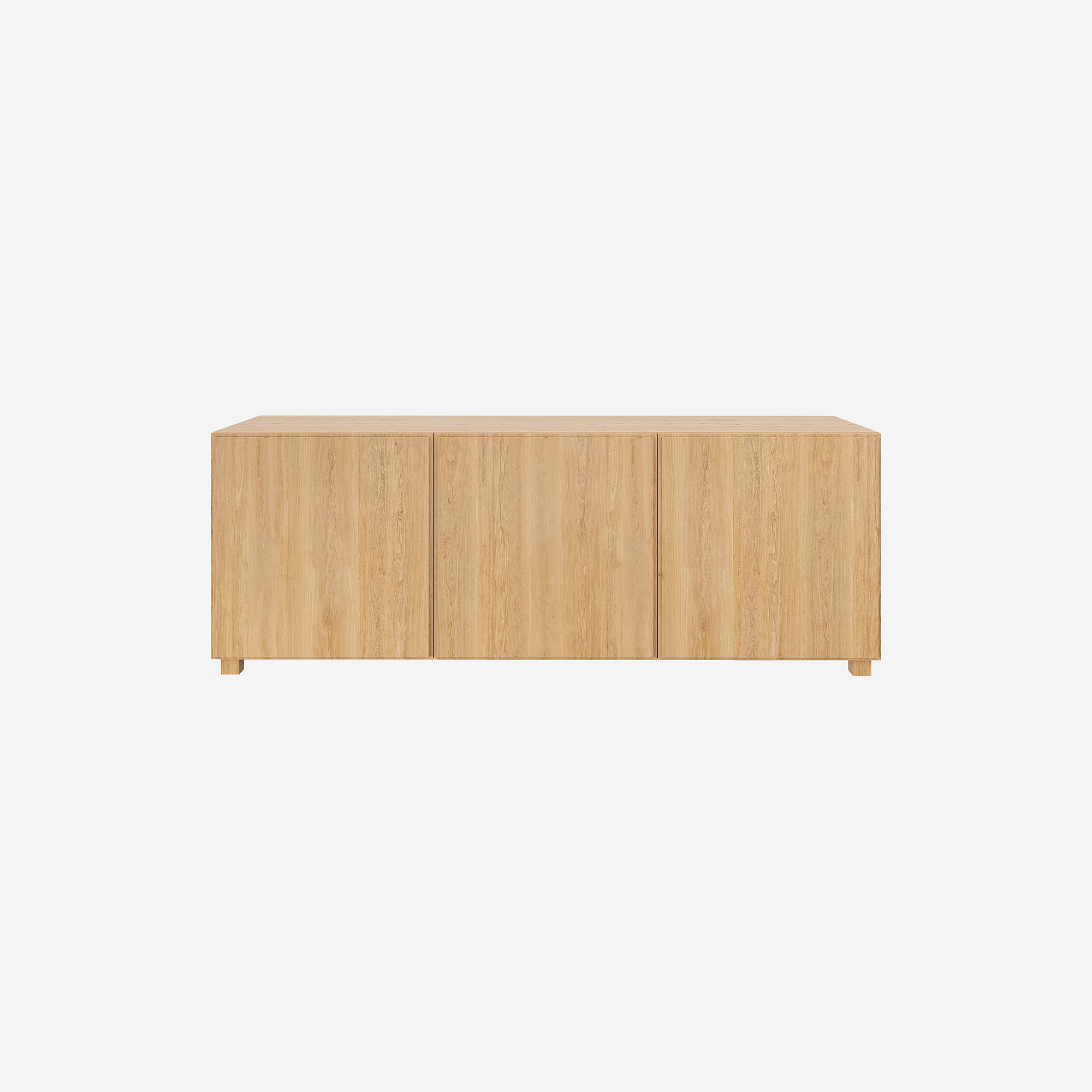 Buffet bas 3 portes en chêne DRIO, HABITAT