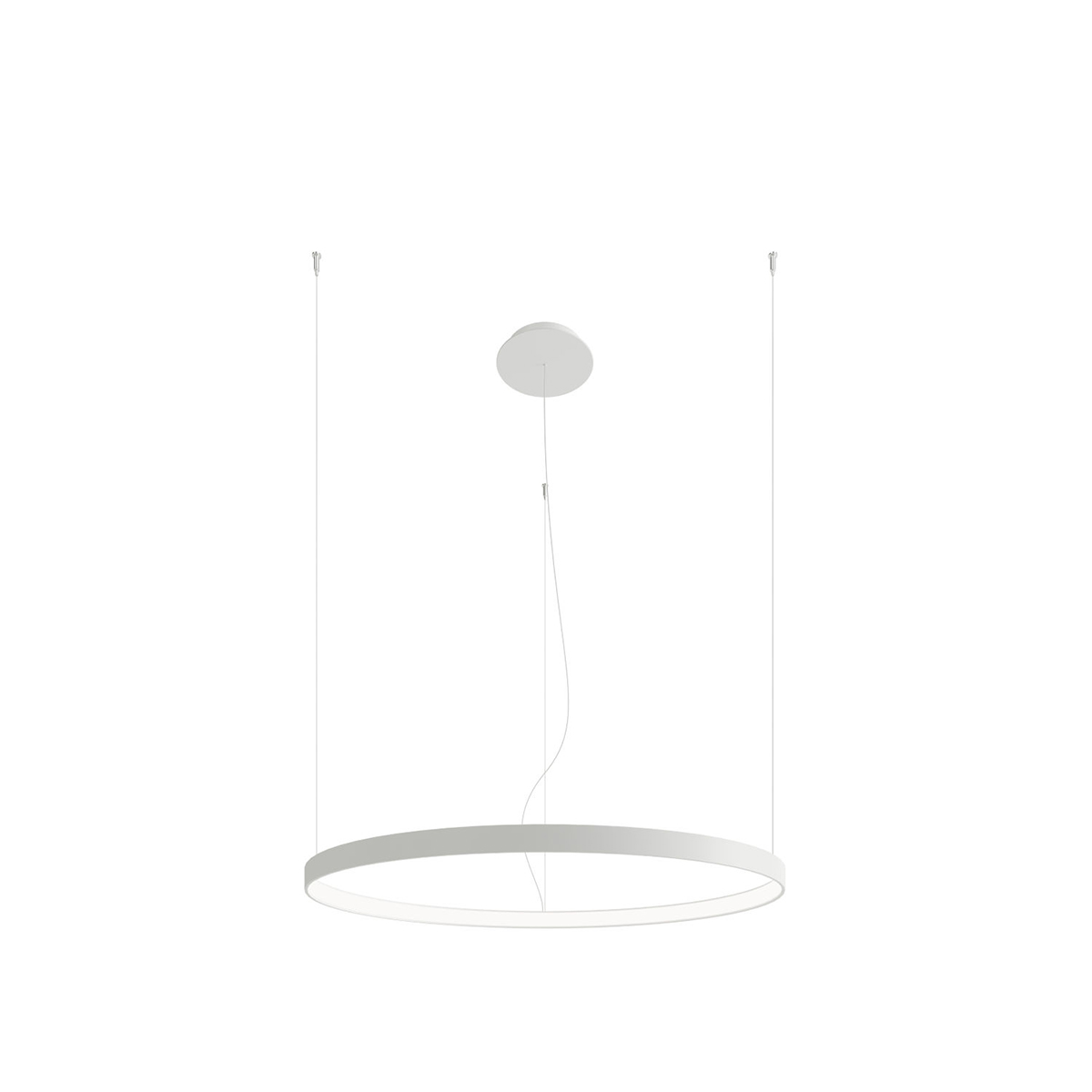 Lustre Aluminium Blanc LED 1 Rio, EDEN