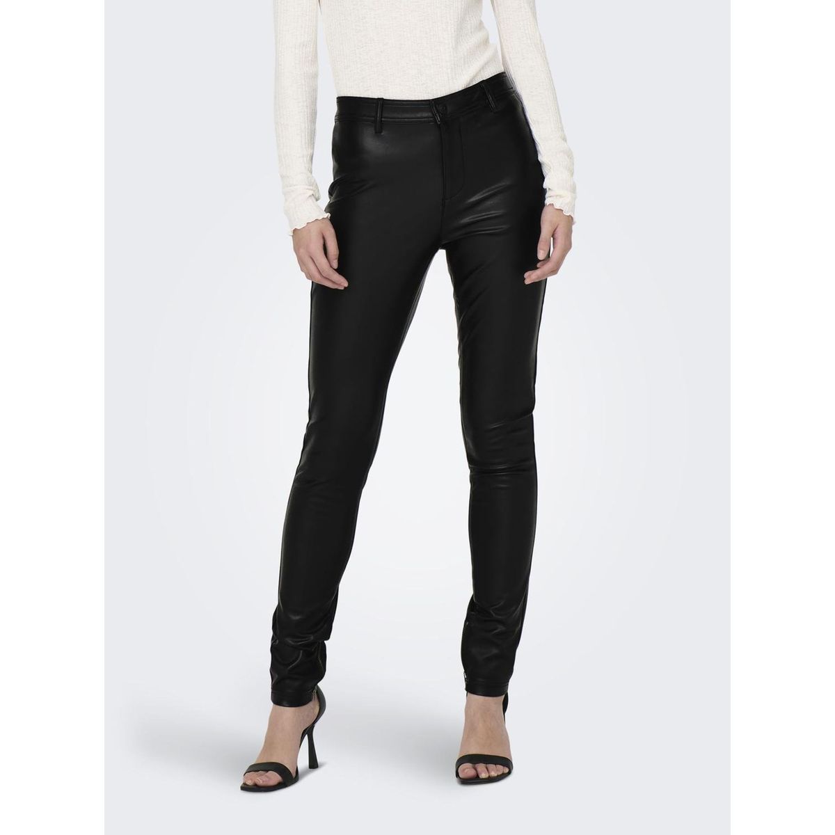 Skinny simili cuir discount femme