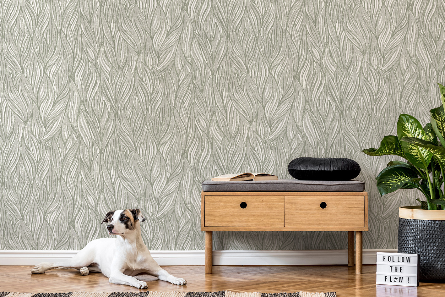 Papier peint panoramique FOREVER GREEN, LE PAPIERS DE NINON
