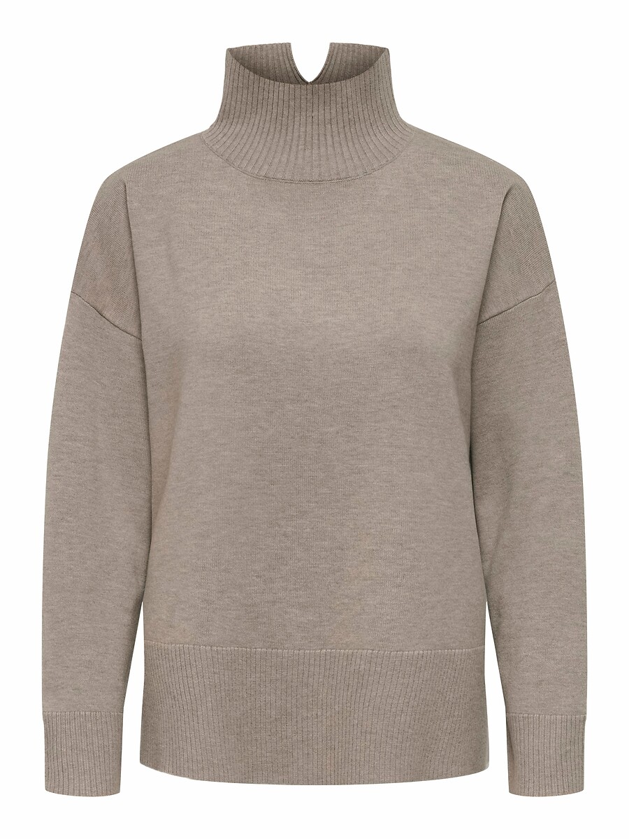 Pull col montant manches longues, ONLY