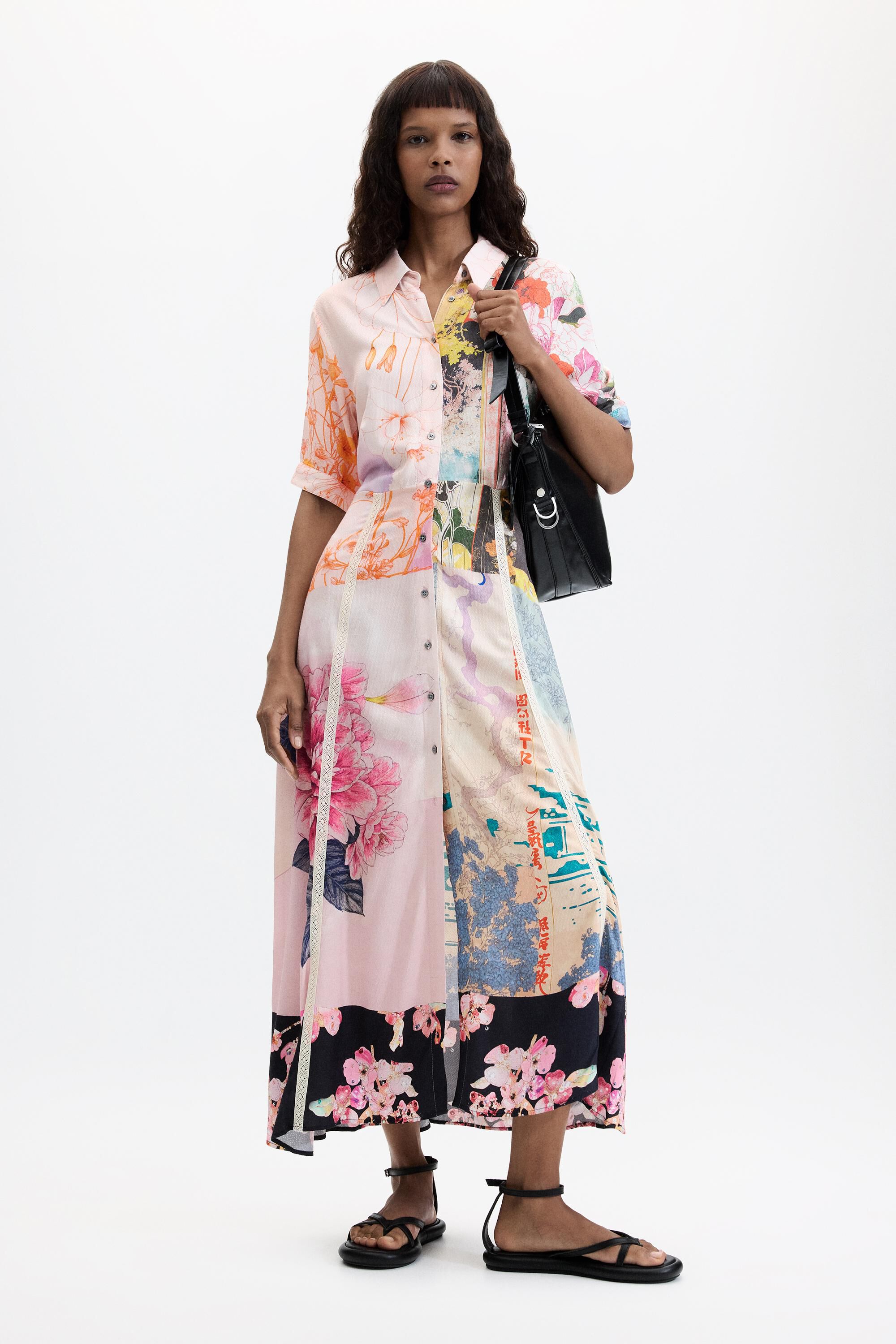 Robe longue imprimée, DESIGUAL