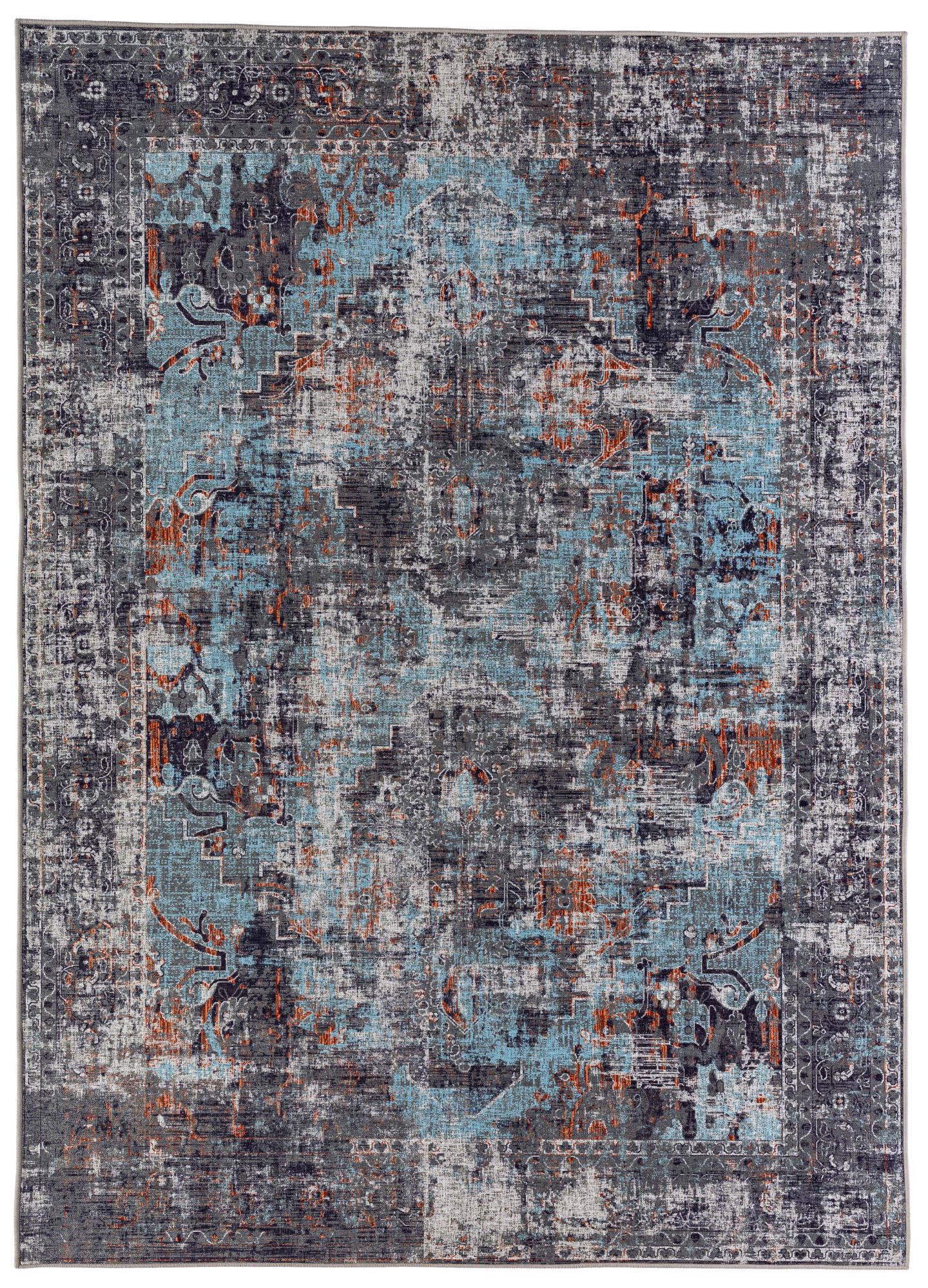 Tapis salon Monica, imprimé, 100% polyester, plat, GINO FALCONE