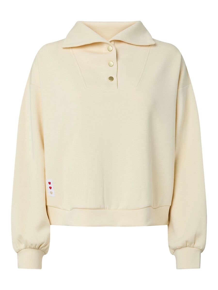 Sweat col boutonné, PIECES